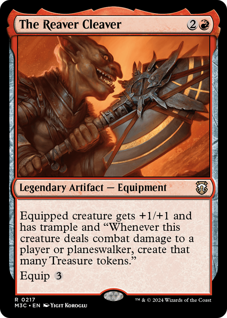 The Reaver Cleaver (Ripple Foil) [Modern Horizons 3 Commander] | Odin's Place