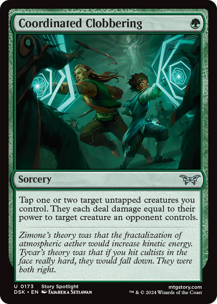 Coordinated Clobbering [Duskmourn: House of Horror] | Odin's Place