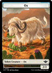 Treasure // Ox Double-Sided Token [Outlaws of Thunder Junction Tokens] | Odin's Place