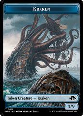 Eldrazi Spawn // Kraken Double-Sided Token [Modern Horizons 3 Tokens] | Odin's Place