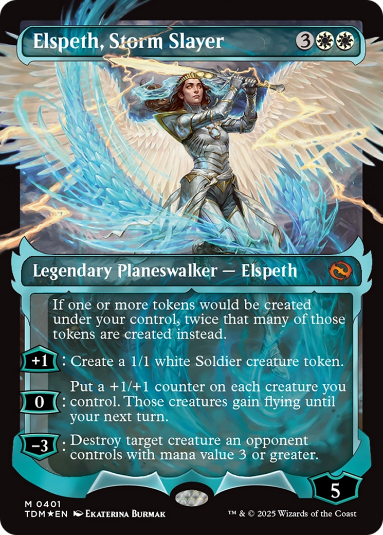 Elspeth, Storm Slayer (Showcase) [Tarkir: Dragonstorm] | Odin's Place