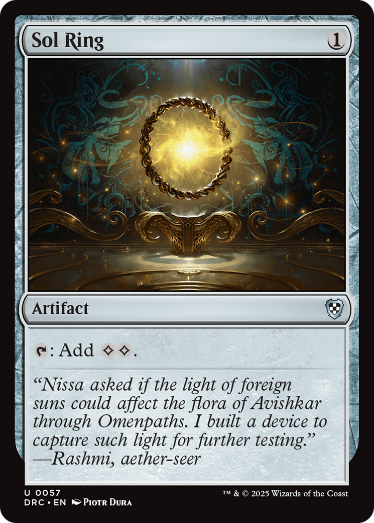 Sol Ring (0057) [Aetherdrift Commander] | Odin's Place