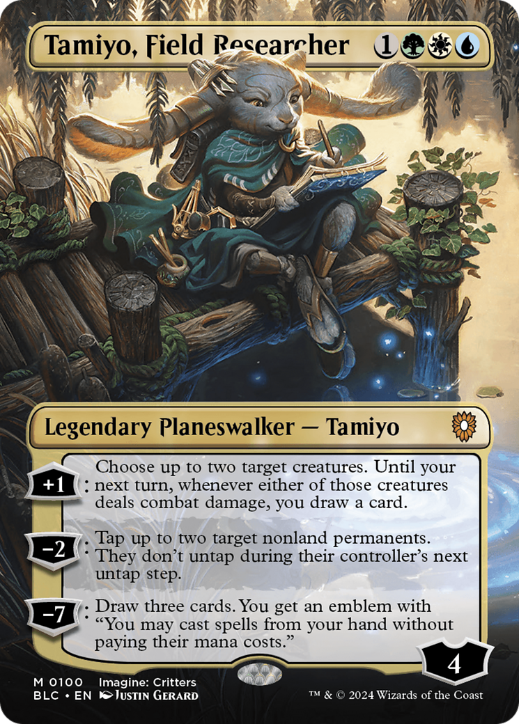 Tamiyo, Field Researcher (Borderless) [Bloomburrow Commander] | Odin's Place