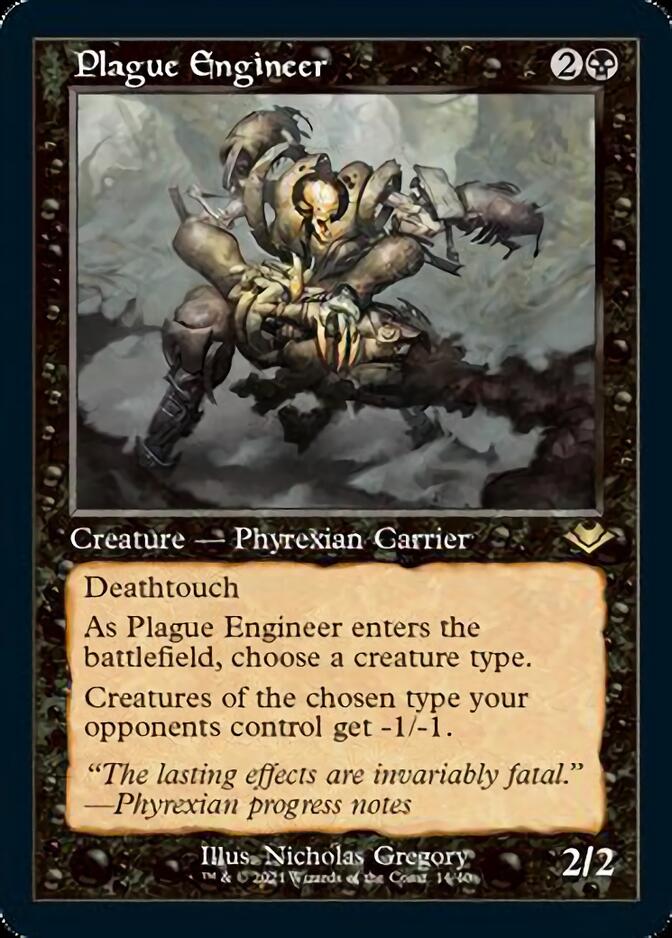 Plague Engineer (Retro Foil Etched) [Modern Horizons] | Odin's Place
