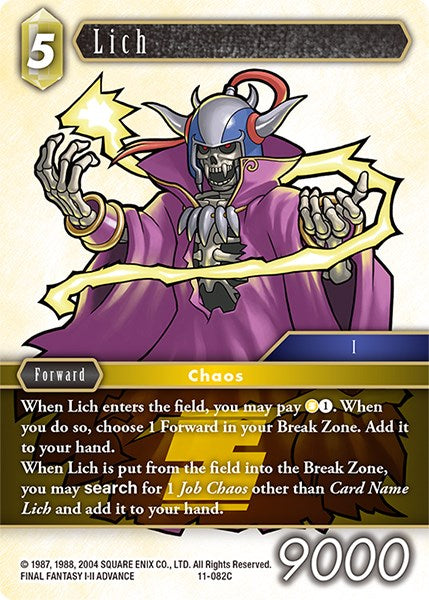 Lich [Opus XI] | Odin's Place