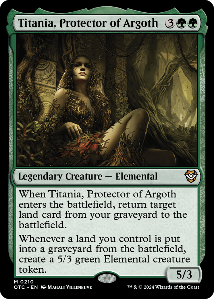 Titania, Protector of Argoth [Outlaws of Thunder Junction Commander] | Odin's Place