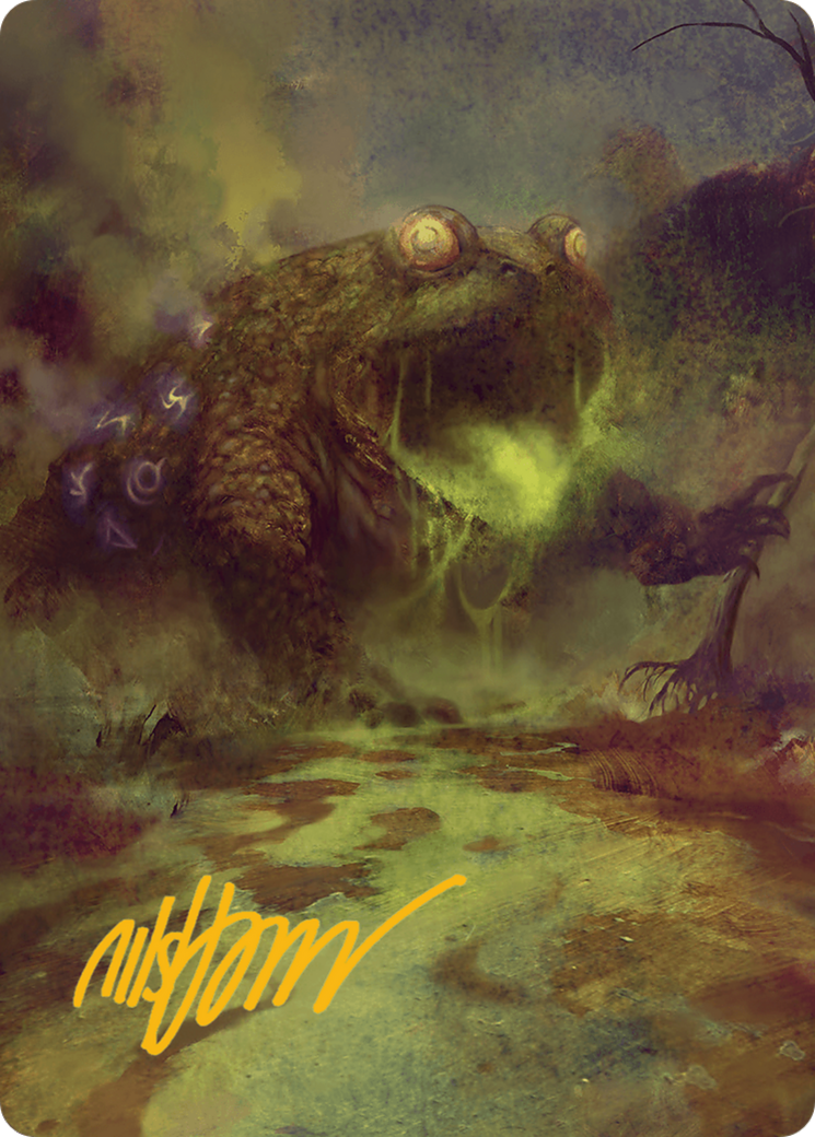 The Gitrog Monster Art Card (Gold-Stamped Signature) [Bloomburrow Art Series] | Odin's Place