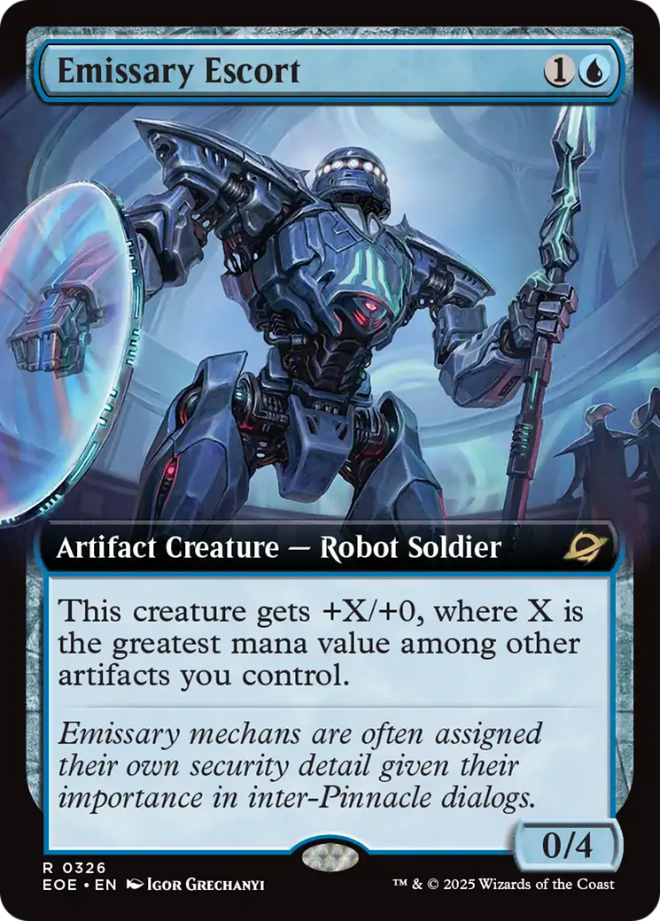 Emissary Escort (Extended Art) [Edge of Eternities] | Odin's Place