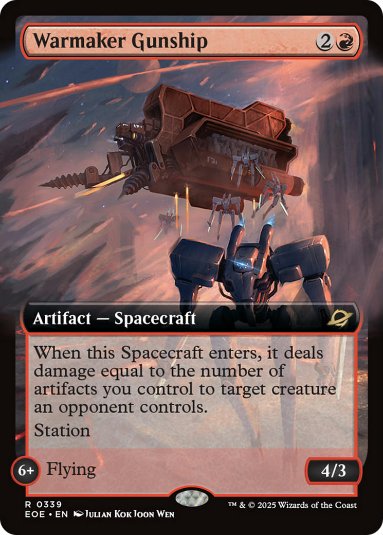 Warmaker Gunship (Extended Art) [Edge of Eternities] | Odin's Place