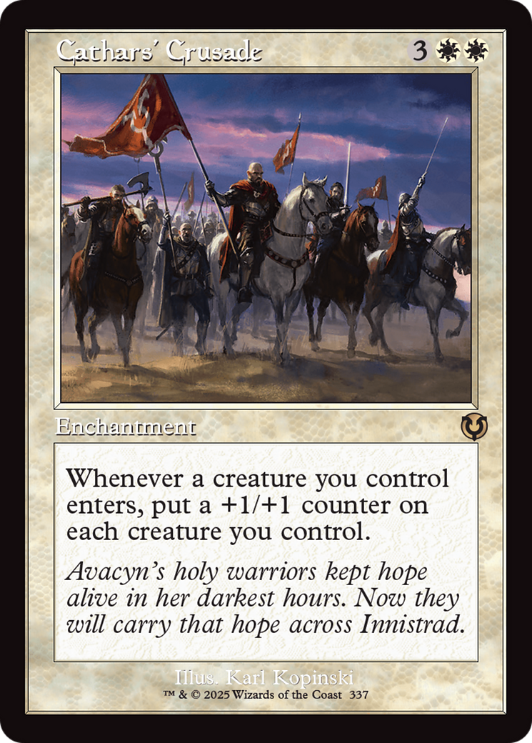 Cathars' Crusade (Retro Frame) [Innistrad Remastered] | Odin's Place