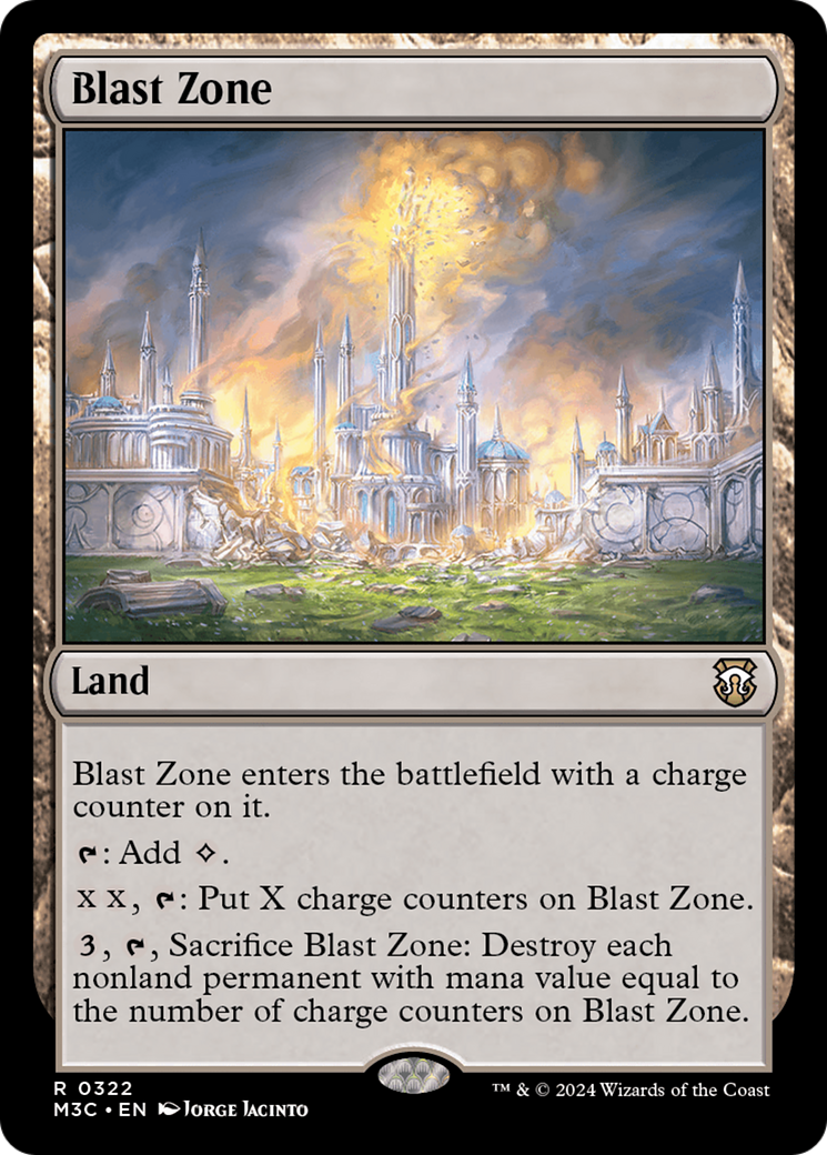 Blast Zone (Ripple Foil) [Modern Horizons 3 Commander] | Odin's Place