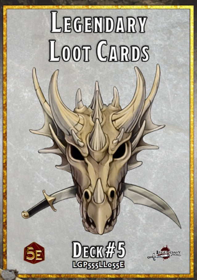 Legendary Loot Cards Deck #5 (5E) | Odin's Place