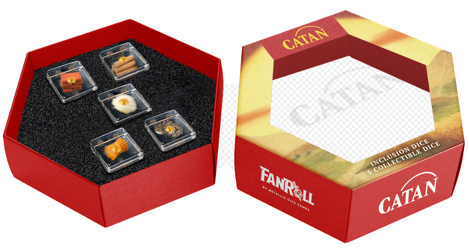CATAN Inclusion Dice Set (5) | Odin's Place
