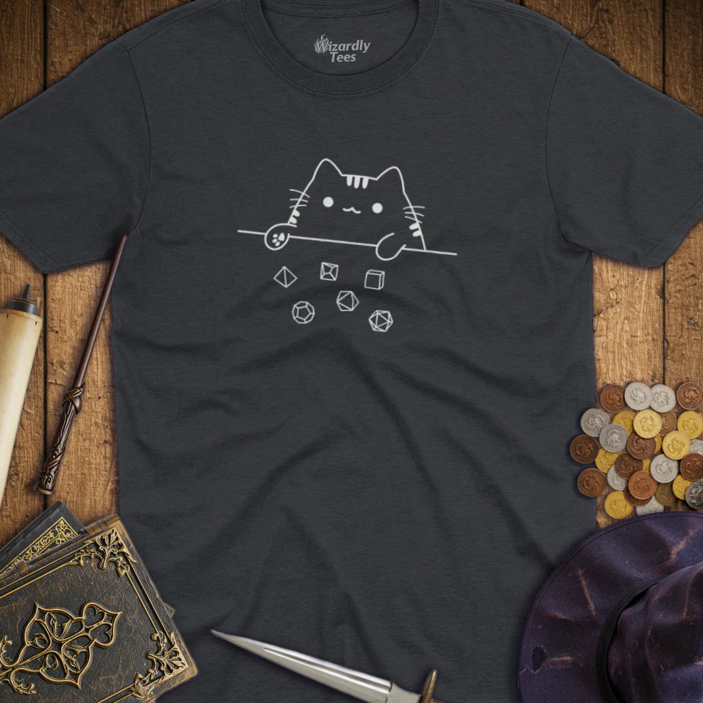 T-Shirt: Cat Dice | Odin's Place