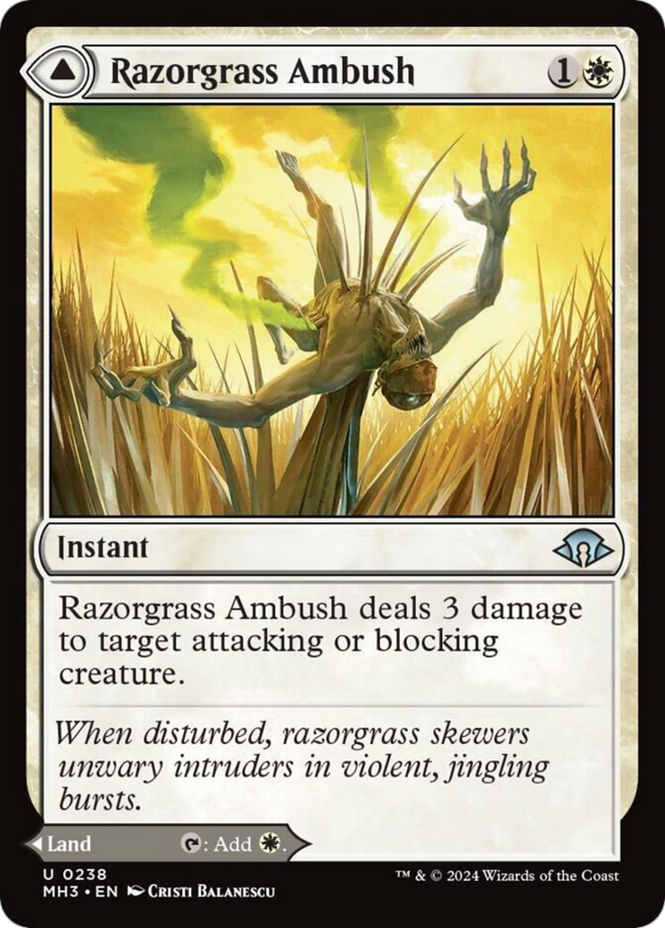 Razorgrass Ambush // Razorgrass Field [Modern Horizons 3] | Odin's Place