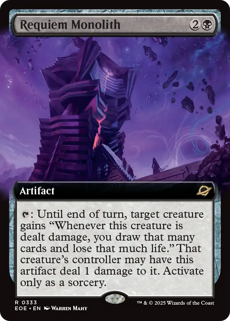 Requiem Monolith (Extended Art) [Edge of Eternities] | Odin's Place