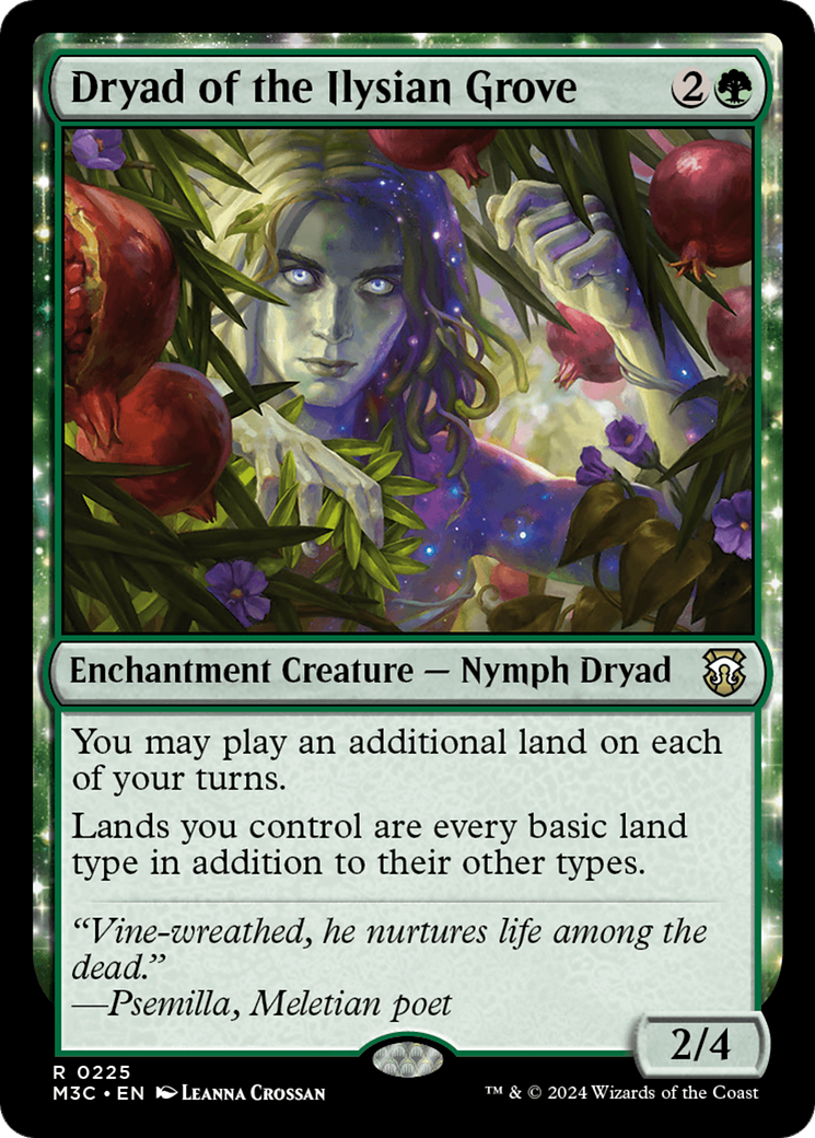 Dryad of the Ilysian Grove (Ripple Foil) [Modern Horizons 3 Commander] | Odin's Place