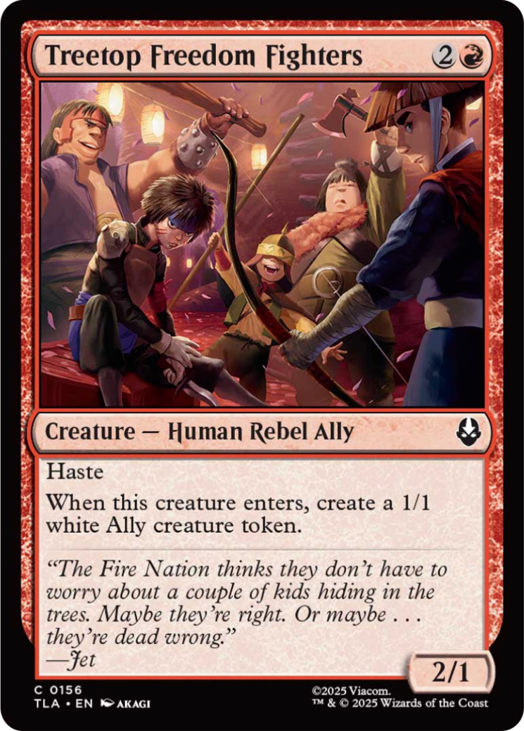 Treetop Freedom Fighters [Avatar: The Last Airbender] | Odin's Place