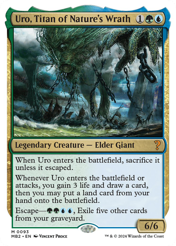 Uro, Titan of Nature's Wrath [Mystery Booster 2] | Odin's Place