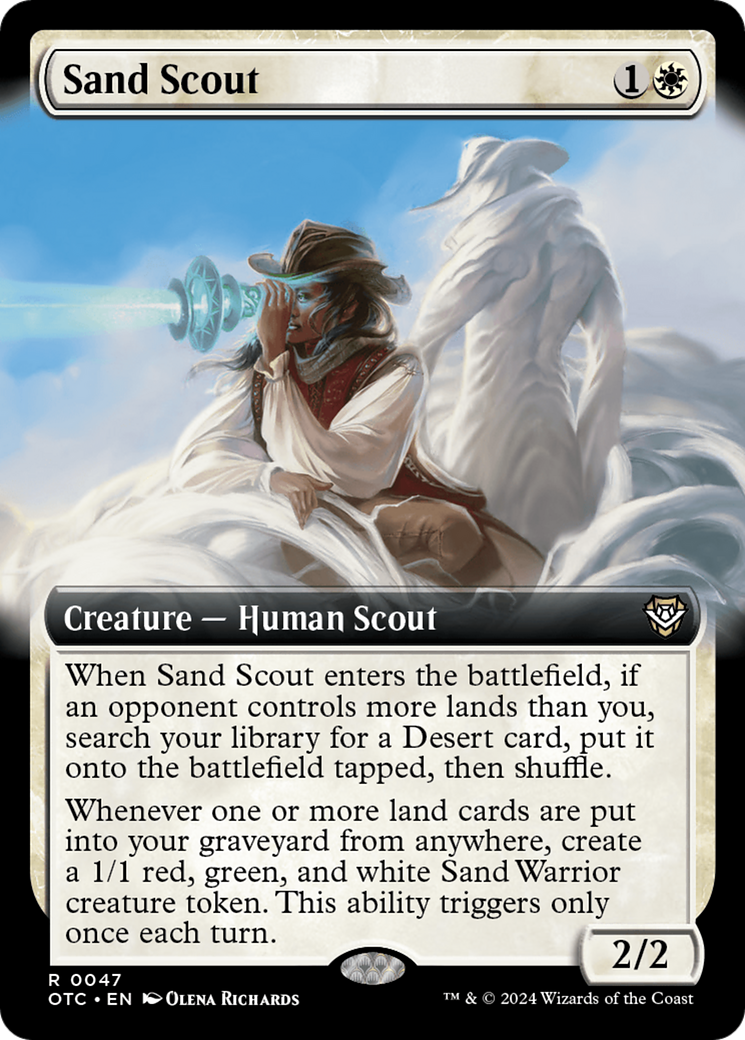 Sand Scout (Extended Art) [Outlaws of Thunder Junction Commander] | Odin's Place