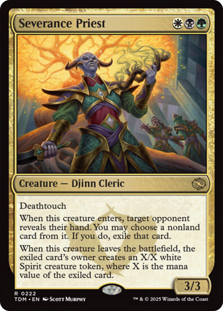 Severance Priest [Tarkir: Dragonstorm] | Odin's Place