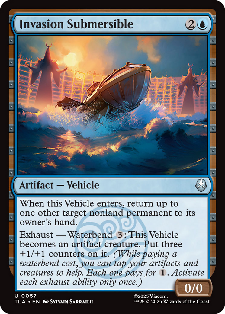 Invasion Submersible [Avatar: The Last Airbender] | Odin's Place