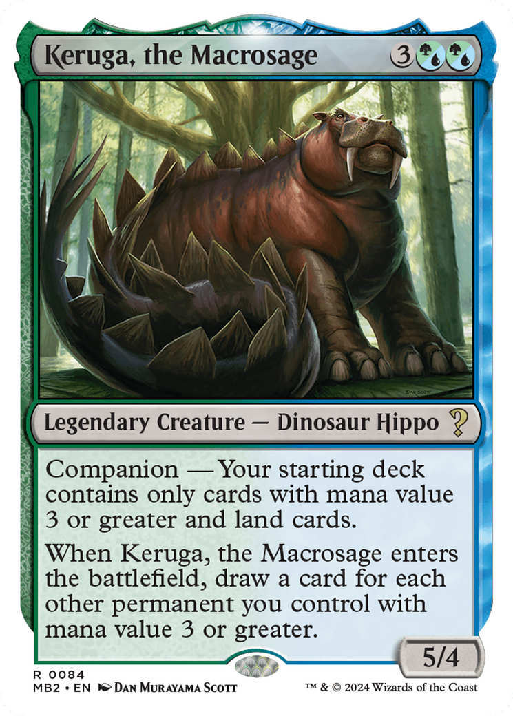 Keruga, the Macrosage (White Border) [Mystery Booster 2] | Odin's Place