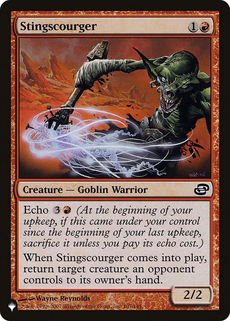 Stingscourger [The List] | Odin's Place