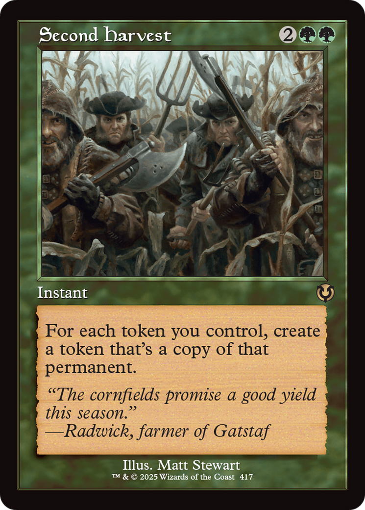 Second Harvest (Retro Frame) [Innistrad Remastered] | Odin's Place