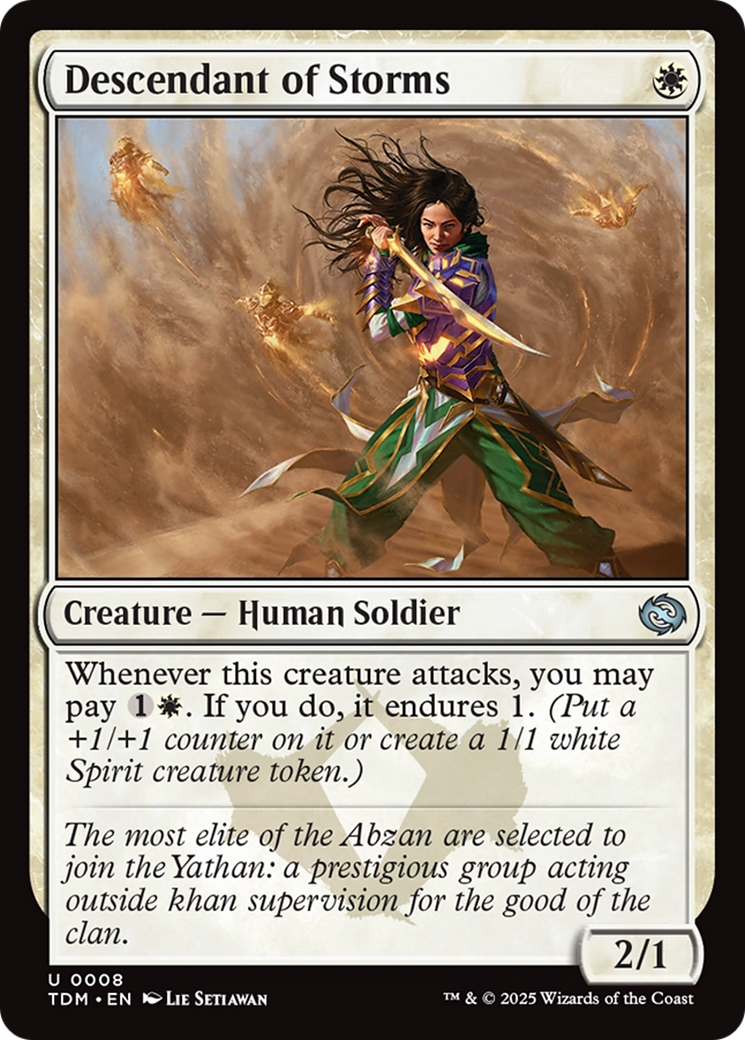 Descendant of Storms [Tarkir: Dragonstorm] | Odin's Place