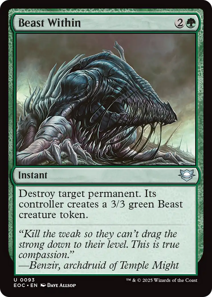 Beast Within [Edge of Eternities Commander] | Odin's Place