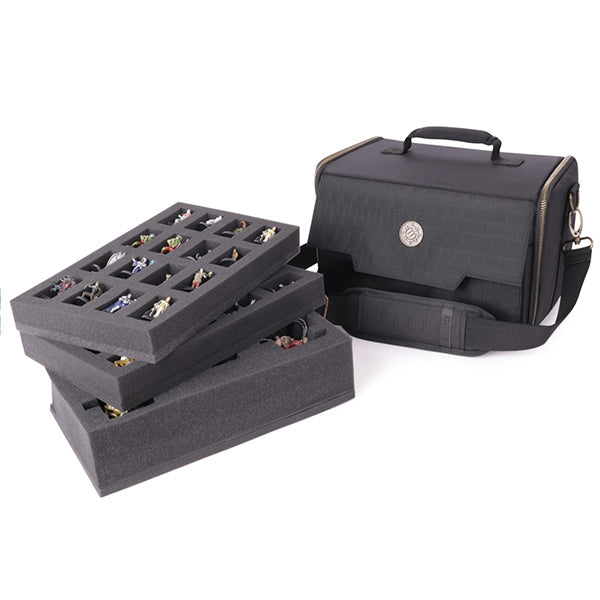 ENHANCE Gaming: Miniature Figure Storage Case Small- Black | Odin's Place