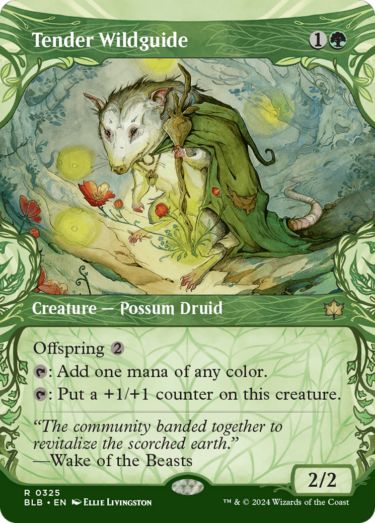 Tender Wildguide (Showcase) [Bloomburrow] | Odin's Place