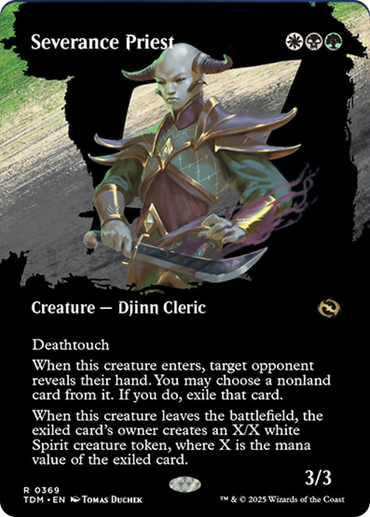 Severance Priest (Borderless) [Tarkir: Dragonstorm] | Odin's Place