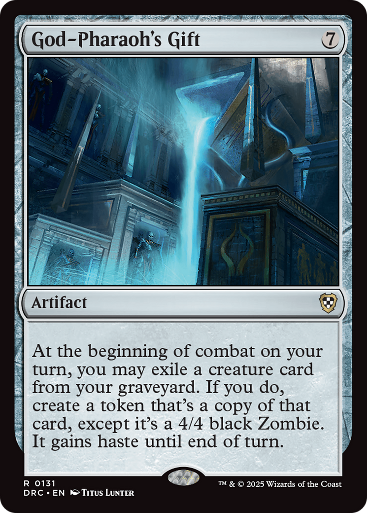 God-Pharaoh's Gift [Aetherdrift Commander] | Odin's Place