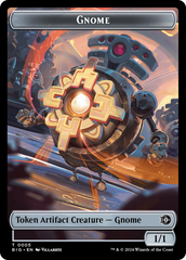 Mercenary // Gnome Double-Sided Token [Outlaws of Thunder Junction Tokens] | Odin's Place