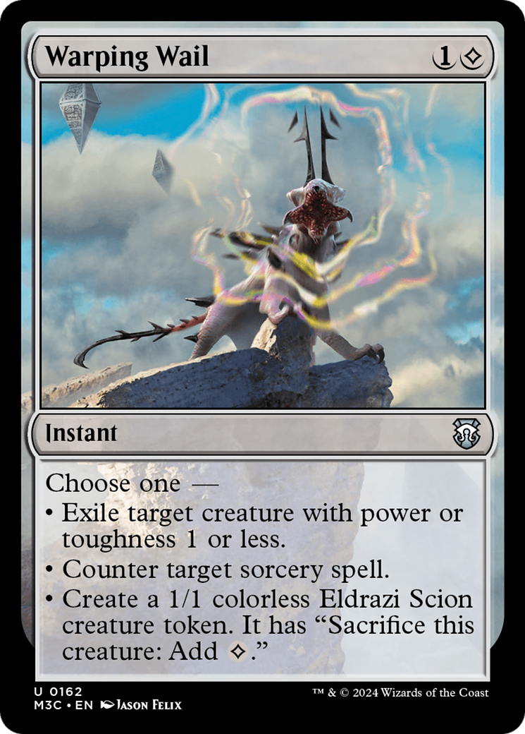 Warping Wail (Ripple Foil) [Modern Horizons 3 Commander] | Odin's Place