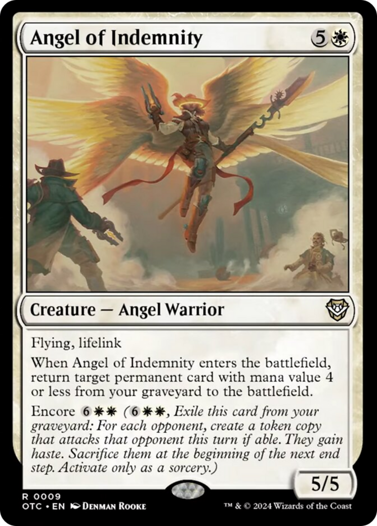 Angel of Indemnity [Outlaws of Thunder Junction Commander] | Odin's Place