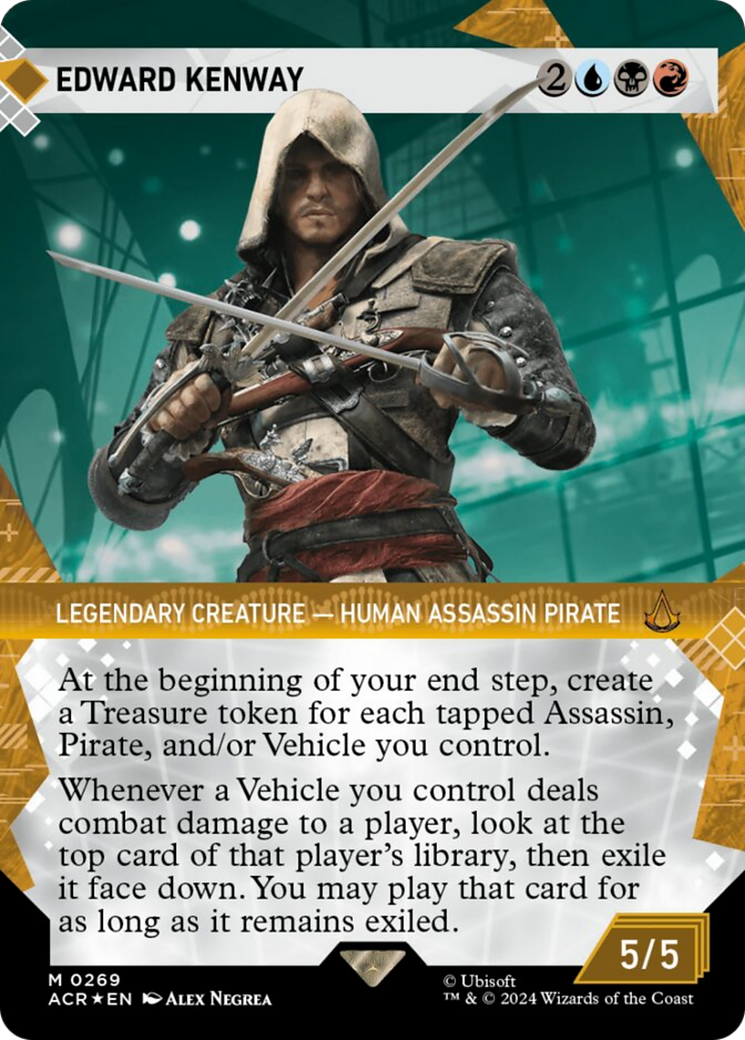 Edward Kenway (Showcase) (Textured Foil) [Assassin's Creed] | Odin's Place