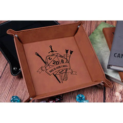 Level 1 Gamers Square Leatherette Dice Tray, Assorted Styles | Odin's Place