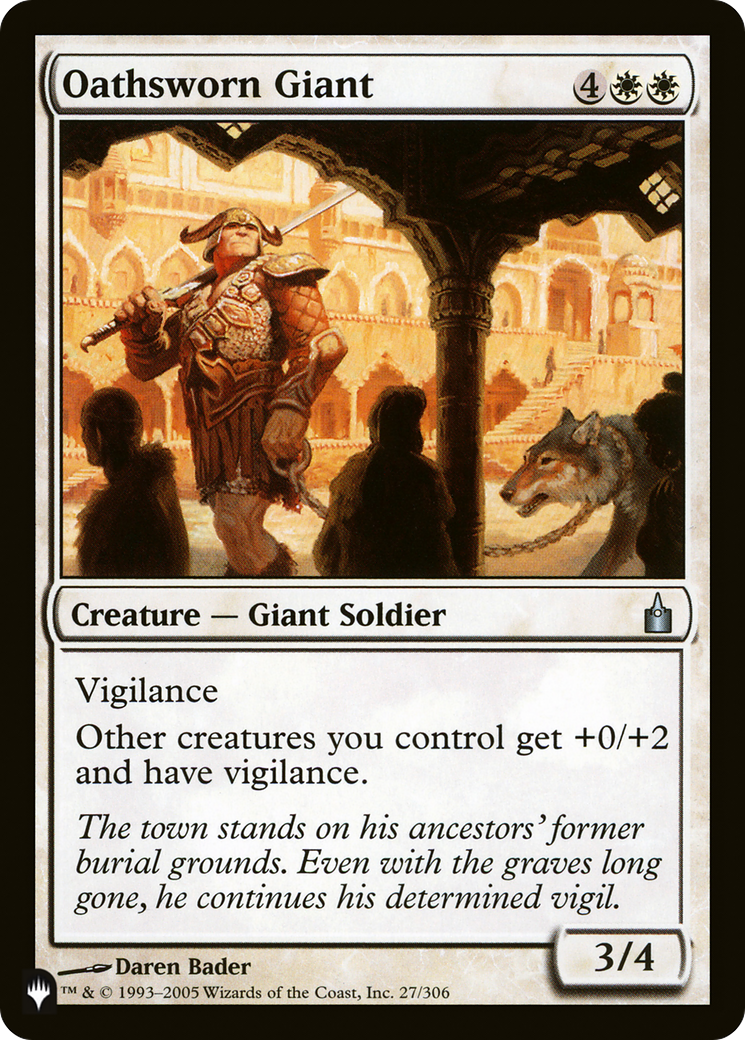 Oathsworn Giant [The List] | Odin's Place