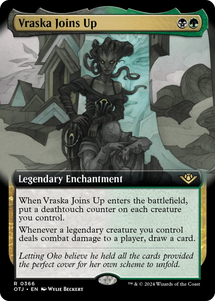 Vraska Joins Up (Extended Art) [Outlaws of Thunder Junction] | Odin's Place