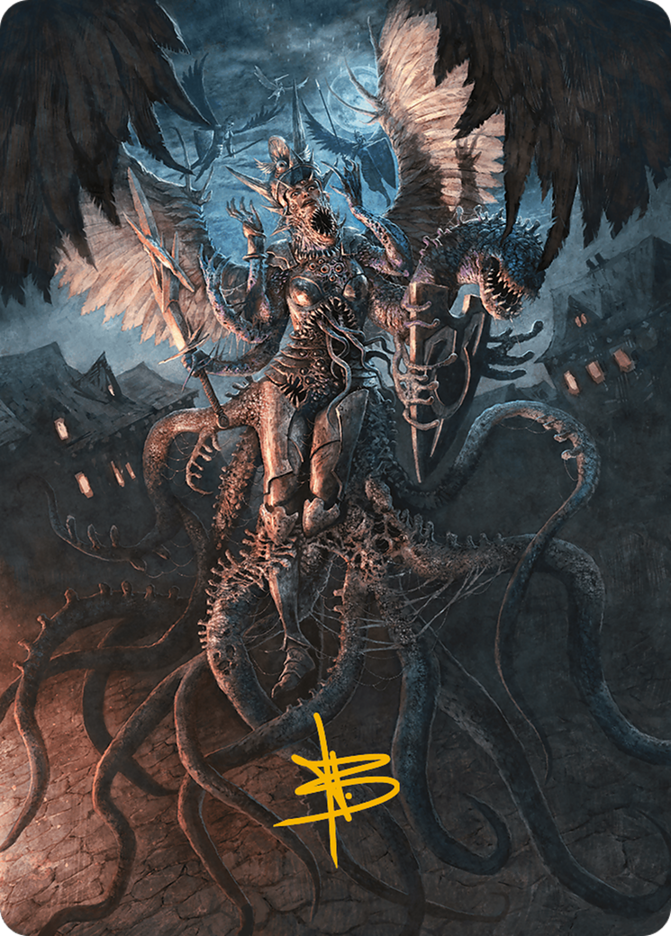 Angelic Aberration Art Card (Gold-Stamped Signature) [Modern Horizons 3 Art Series] | Odin's Place