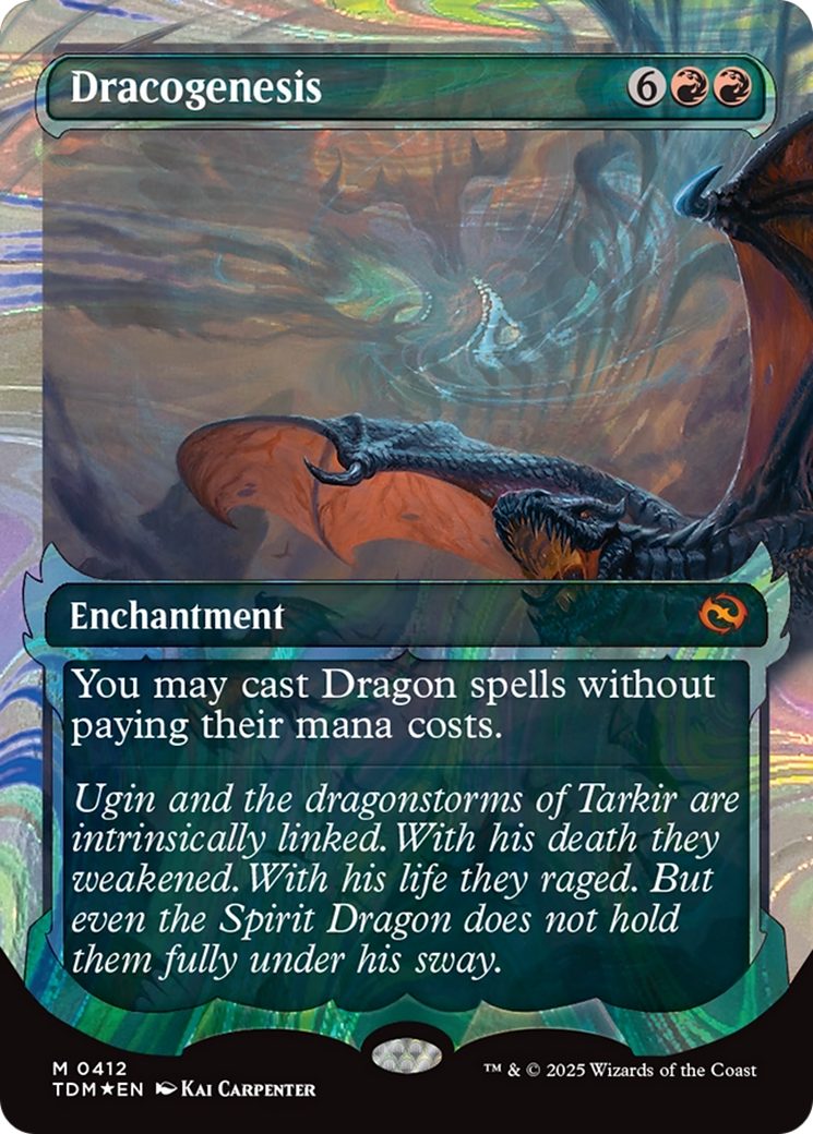 Dracogenesis (0412) (Showcase) (Halo Foil) [Tarkir: Dragonstorm] | Odin's Place