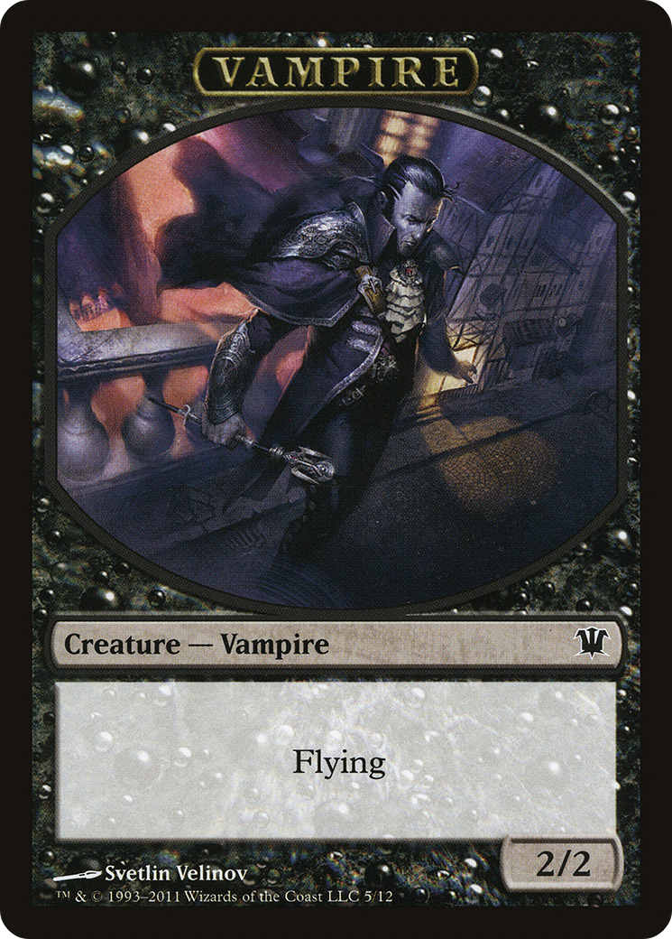 Blood // Vampire (0007) Double-Sided Token [Innistrad Remastered Tokens] | Odin's Place