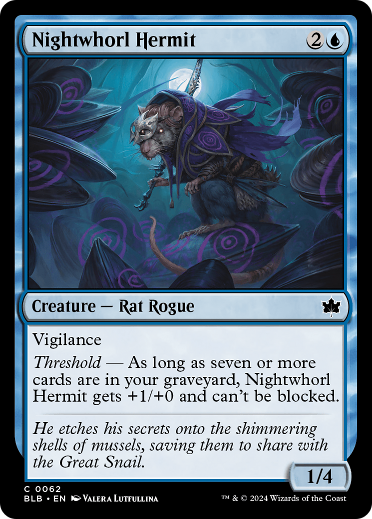 Nightwhorl Hermit [Bloomburrow] | Odin's Place