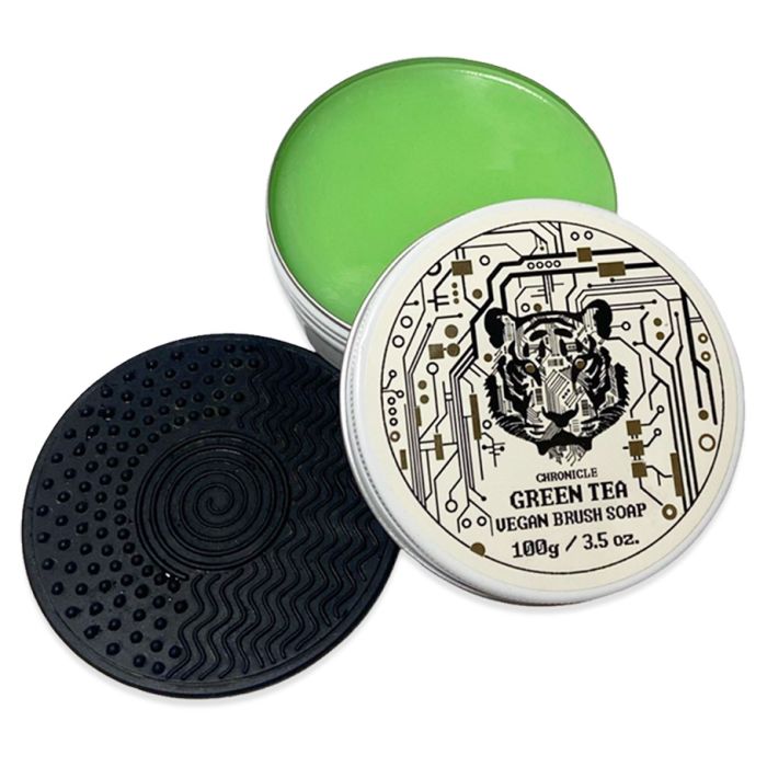 Green Tea Vegan Brush Soap, 100g / 3.5oz | Odin's Place