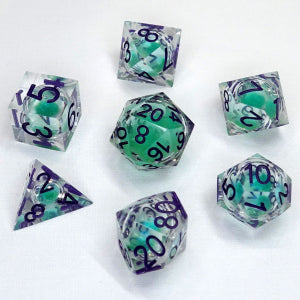Chronicle Liquid Core Poly 7 Dice Set: Molten Hexes | Odin's Place
