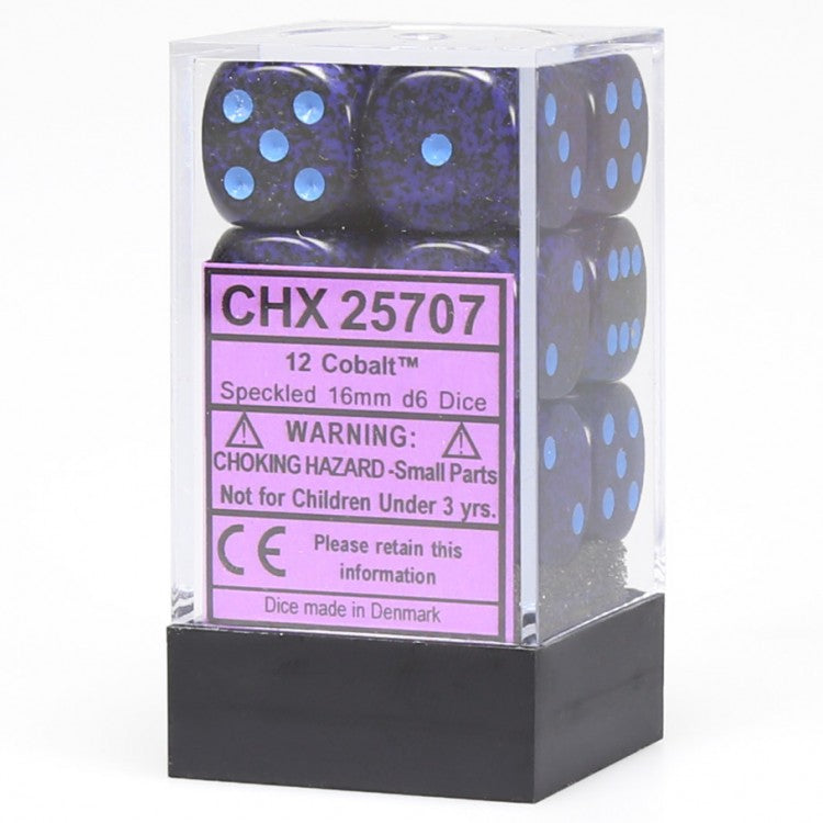 Chessex Cobalt 16mm d6 Set | Odin's Place
