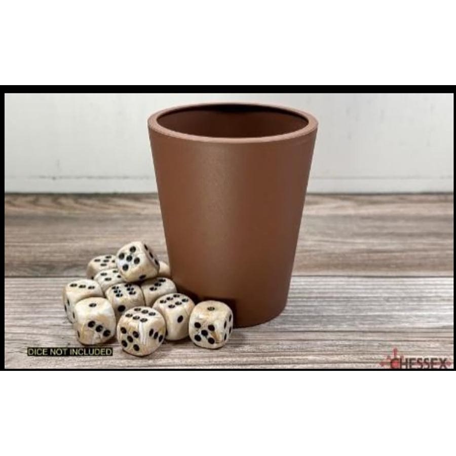 Chessex Flexible Dice Cup: Brown | Odin's Place